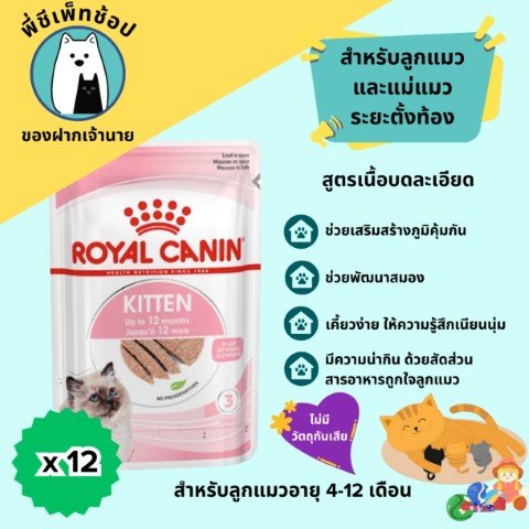 Royal Canin Kitten Up to 12m In Loaf ซอง 85g